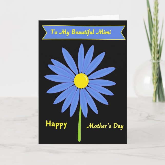 Sweet Mothers Day Script Banner Card (Front)