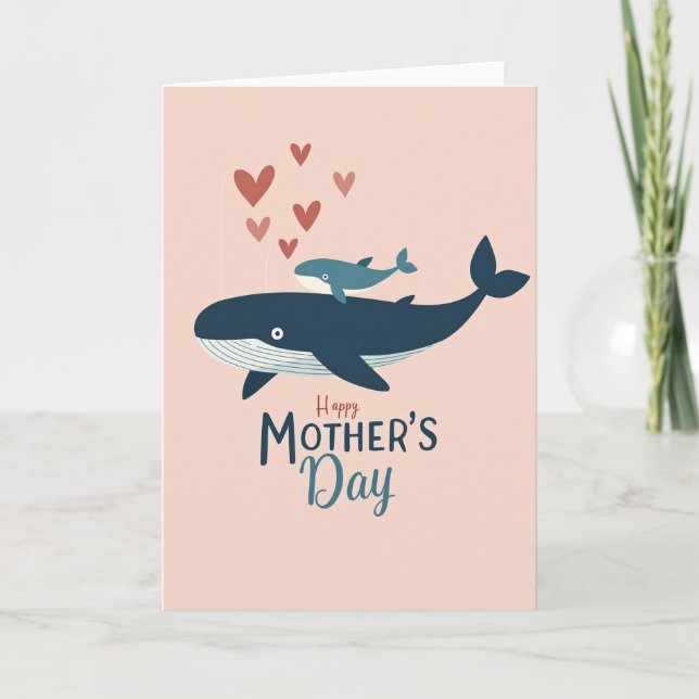 Sweet Mothers Day Sea Life Card (Front)