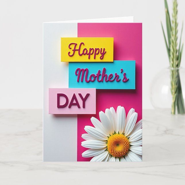 Sweet Mothers Day Shadow Card (Front)