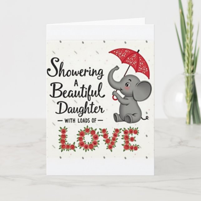 Sweet Mothers Day Shower Card (Front)