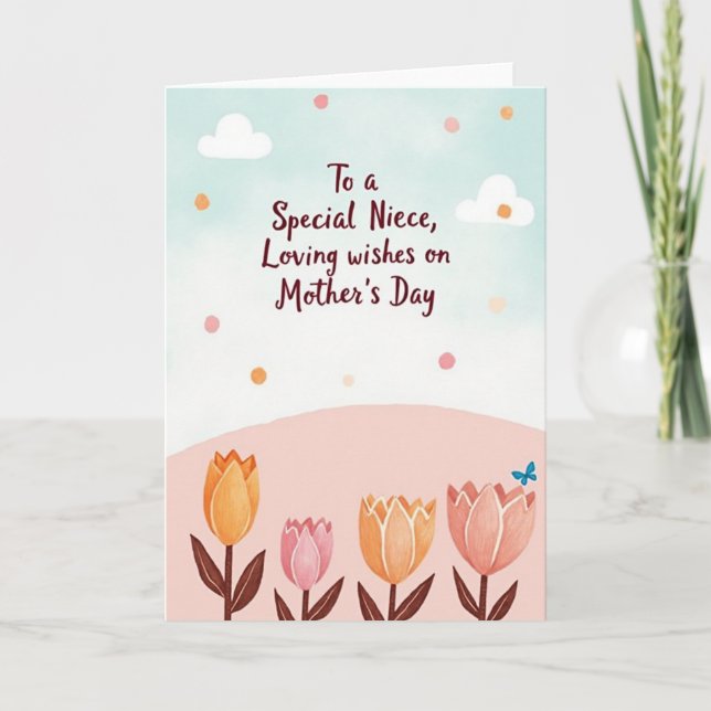 Sweet Mothers Day Sky Card (Front)