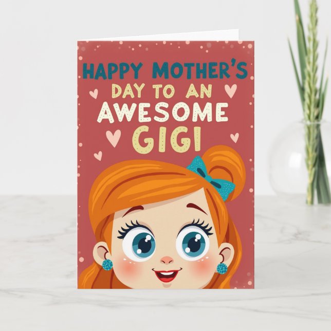 Sweet Mothers Day Sparkle Card (Front)