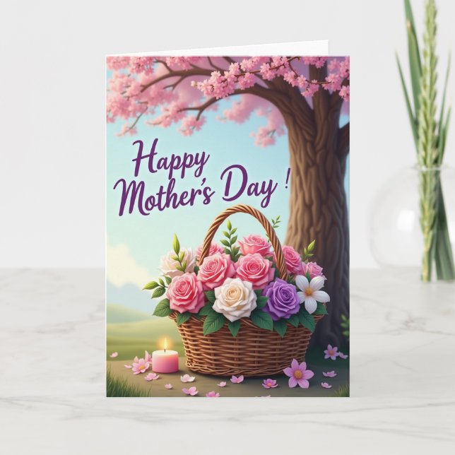 Sweet Mothers Day Spring Card (Front)