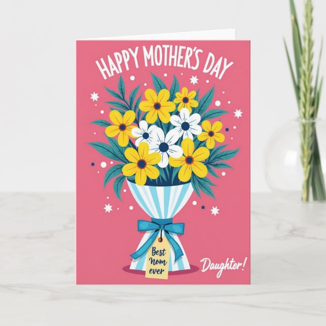 Sweet Mothers Day Stars Card (Front)