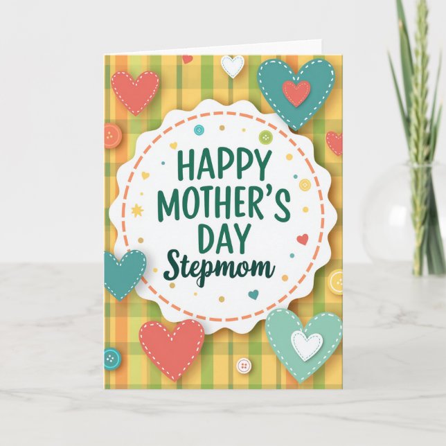 Sweet Mothers Day Stepmom Card (Front)