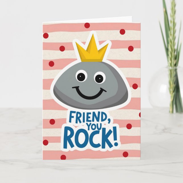 Sweet Mothers Day Stone Crown Card (Front)