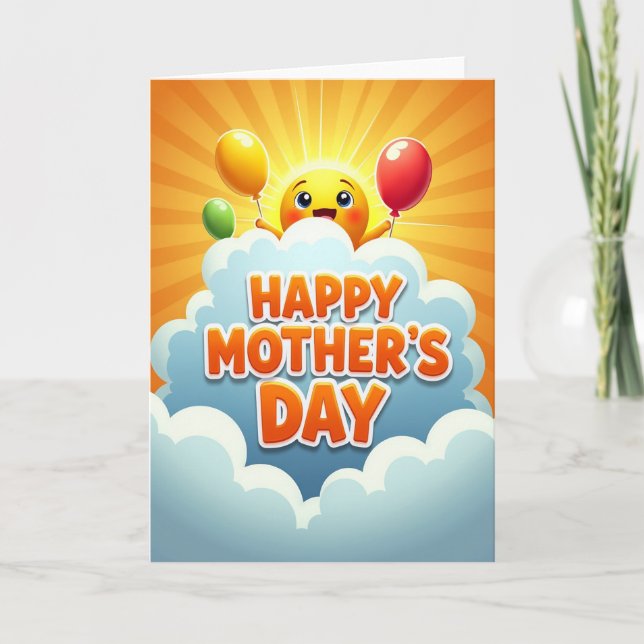 Sweet Mothers Day Sun Card (Front)