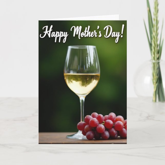 Sweet Mothers Day Toast Card (Front)