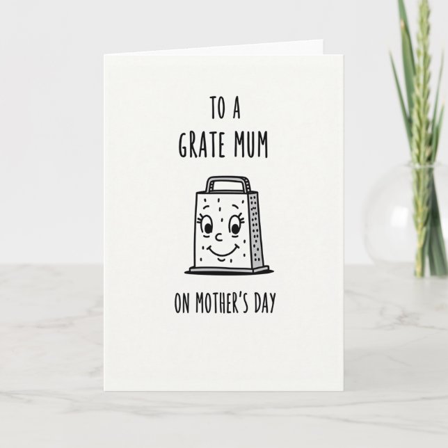 Sweet Mothers Day Utensil Card (Front)