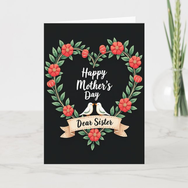 Sweet Mothers Day Vines Card (Front)