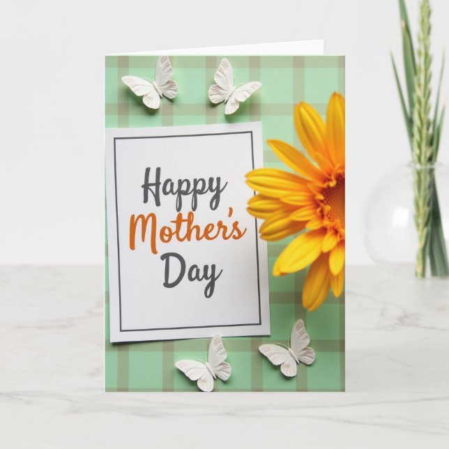 Sweet Mothers Day Winged Card (Front)
