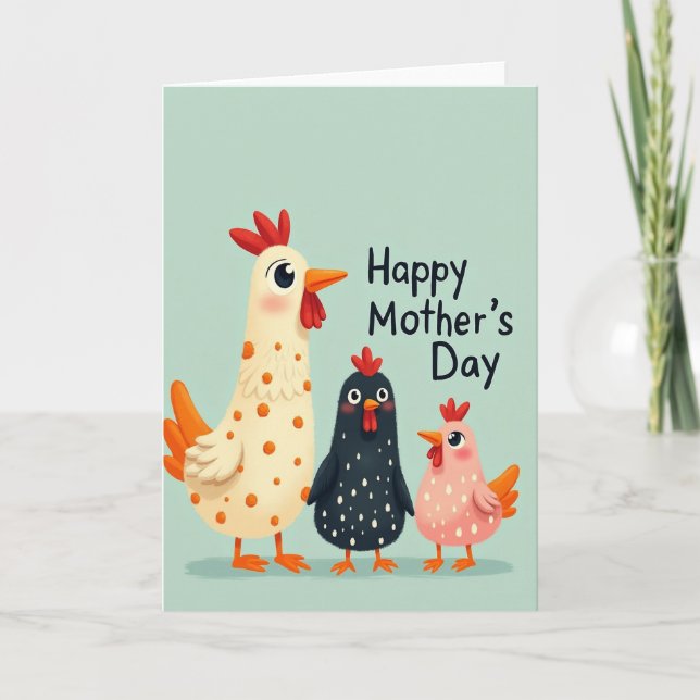 Sweet Mothers Fowl Family Card (Front)