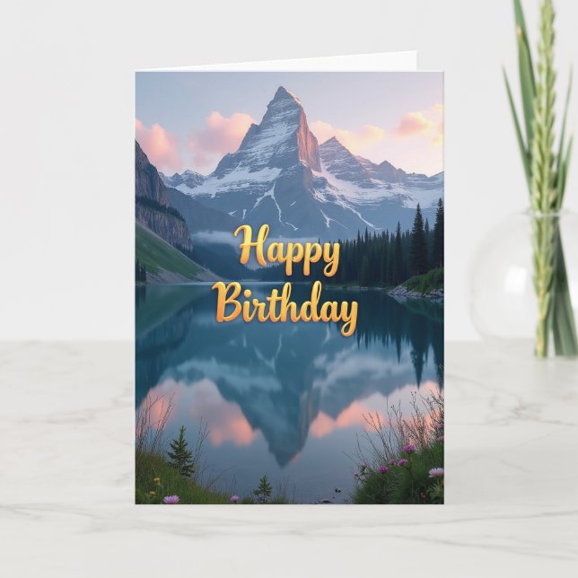 Sweet Mountain Vista Card (Front)