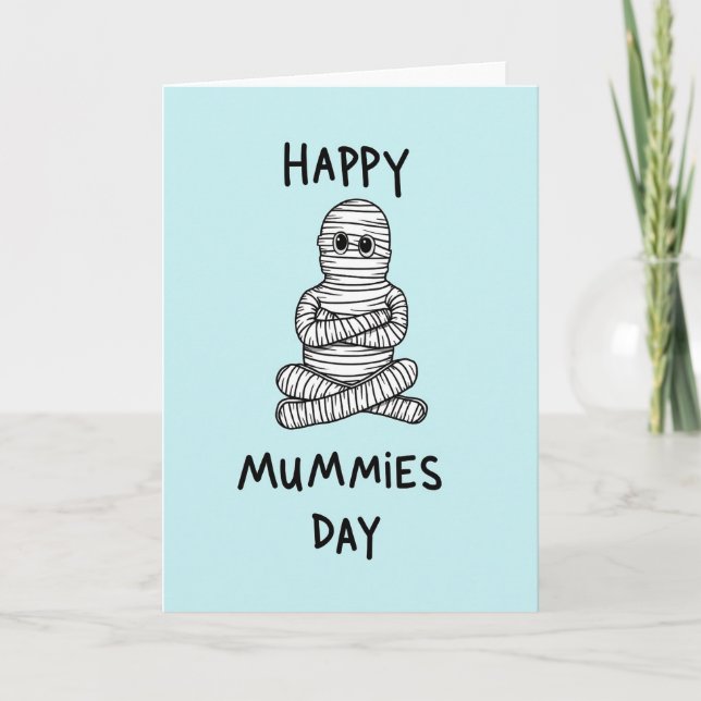 Sweet Mummies Day Figure Card (Front)