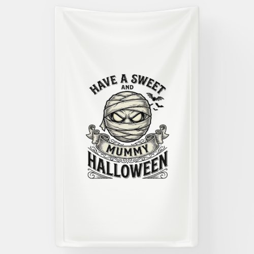 Sweet Mummy Halloween Vintage Vector Design_1 Banner