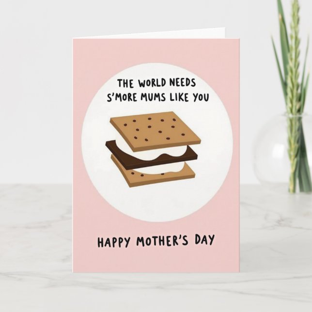Sweet Mums Smores Treat Card (Front)