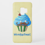 Sweet Mustached Cupcake Case-mate Samsung Galaxy S9 Case at Zazzle