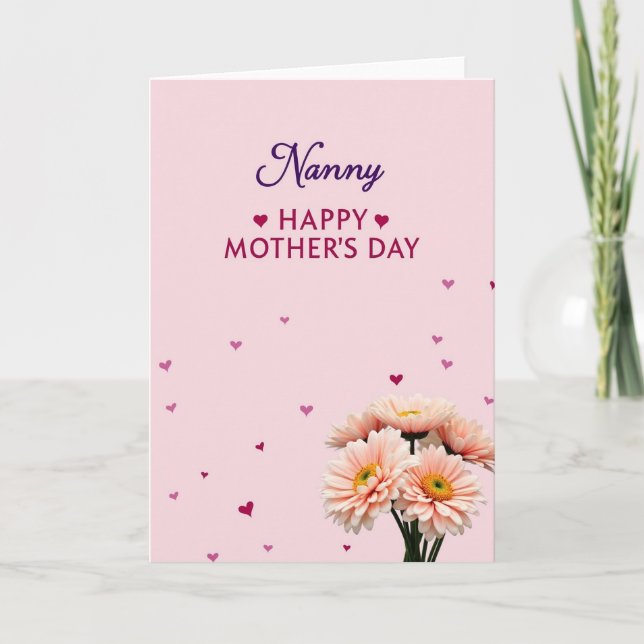 Sweet Nanny Mothers Day Card (Front)