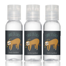 Sweet Napping Sloth "Take It Easy" Hand Sanitizer