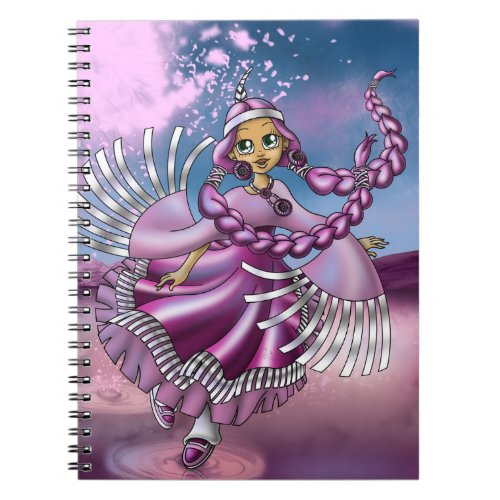  Sweet Native American Girl Notebook