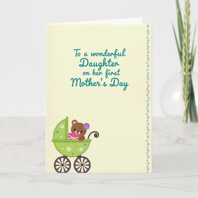 Sweet New Mom Stroller Card (Front)