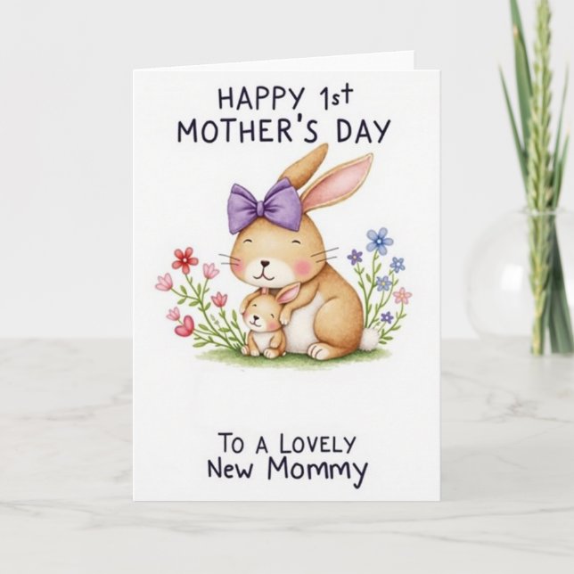 Sweet New Motherhood Card (Front)