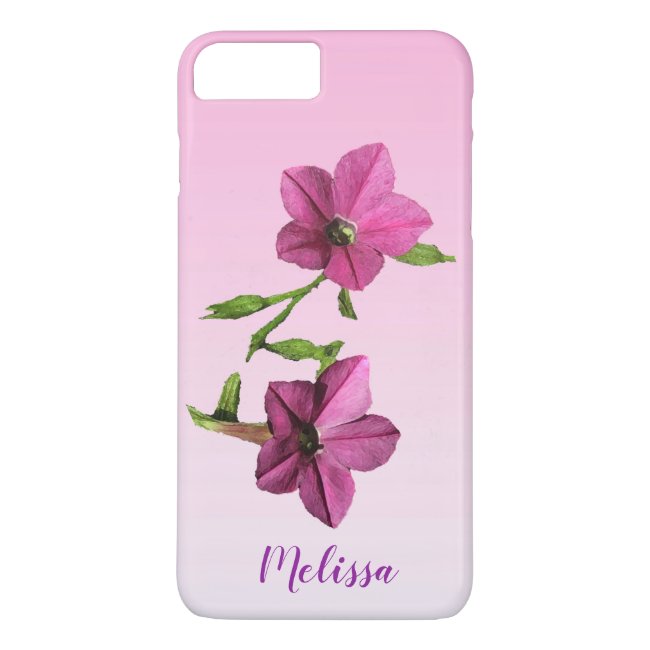 Sweet Nicotiana Flower Floral iPhone 8/7 Plus Case