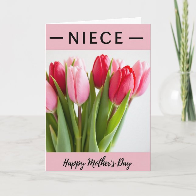 Sweet Nieces Mothers Day Card (Front)