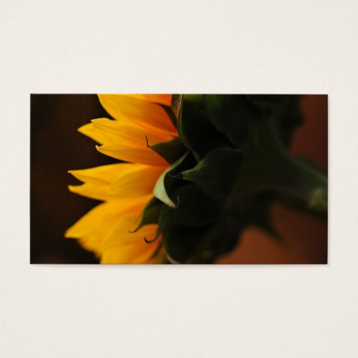 Customizable Sweet note (sunflower) business card template