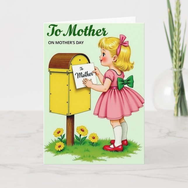 Sweet Note To Mother Card (Front)
