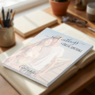 Sweet Nothings & Crucial Somethings Custom Photo Notepad