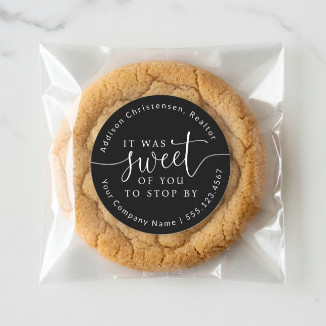 Sweet Of You To Stop By Open House Favor Stickers (Creator Uploaded)