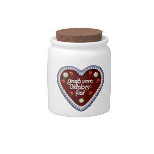 Sweet Oktoberfest Souvenirs Candy Jar
