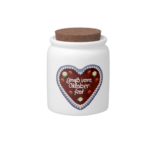 Sweet Oktoberfest Souvenirs Candy Jar (Front)