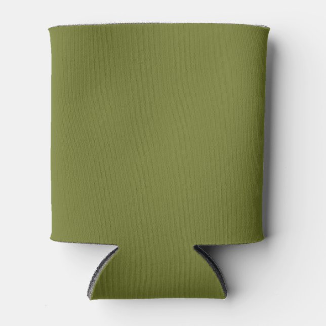 Sweet Olive Solid Color Can Cooler (Front)