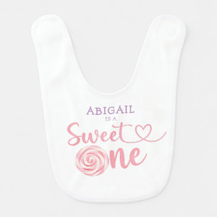 "SWEET ONE" 1ST BIRTHDAY BABY BIB