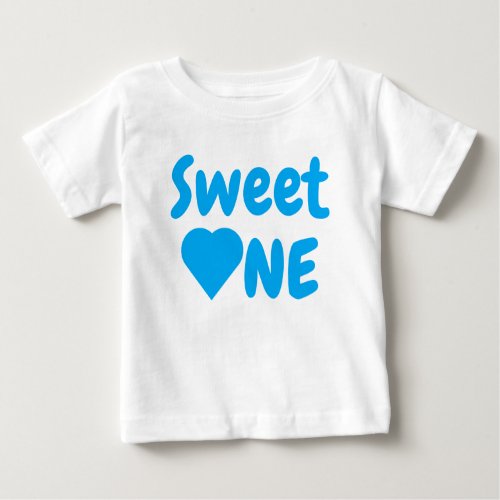 Sweet One 1st Birthday Baby T_Shirt