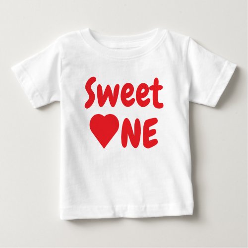 Sweet One 1st Birthday Baby T_Shirt