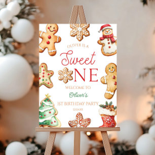 Sweet One 1st Birthday Party Welcome Sign