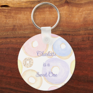 Sweet One, Any Name, Sweetheart One Party, Heart Keychain