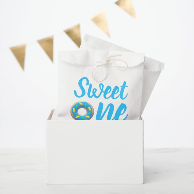 Sweet One Donut 1st Birthday Favor Bag (Party)