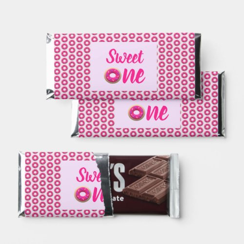 Sweet One Donut 1st Birthday Hershey Bar Favors