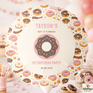 Sweet One Donut 1st Birthday Party   Cute Donut  Balloon