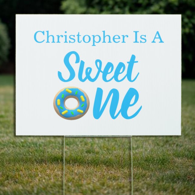 Sweet One Donut 1st Birthday Sign (Creator Uploaded)