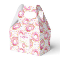 Sweet One Donut 1st Birthday Treat Favors Favor Boxes