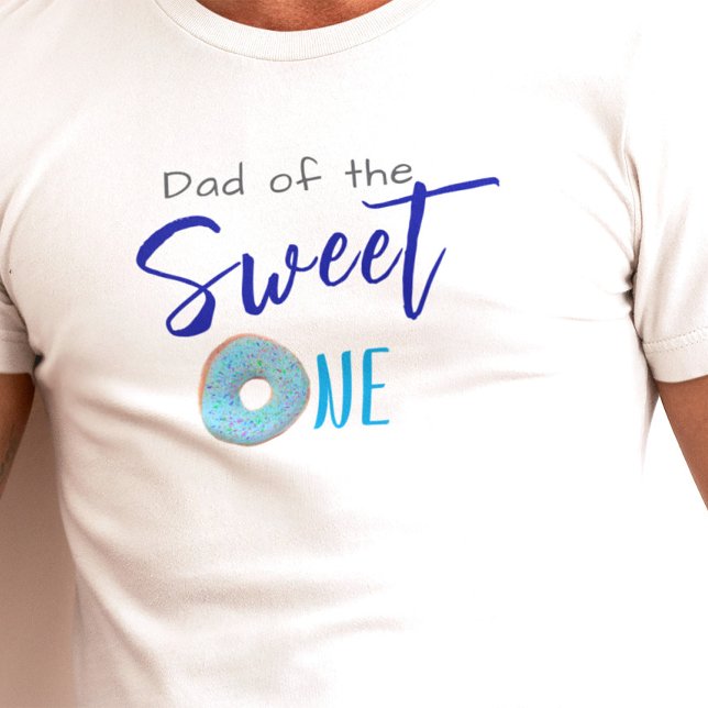 Sweet One Donut Blue Boy 1st Birthday Party T-Shirt (Creator Uploaded)