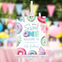 Sweet One Donuts Boy 1st Birthday Welcome Party
