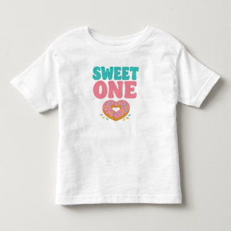 Sweet One Faux Embroidery Toddler T-shirt