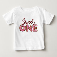 Sweet One First Birthday Donut Theme T-Shirt