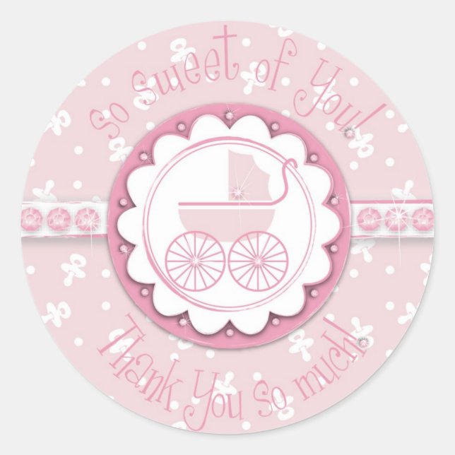 Sweet One Girl TY Sticker (Front)